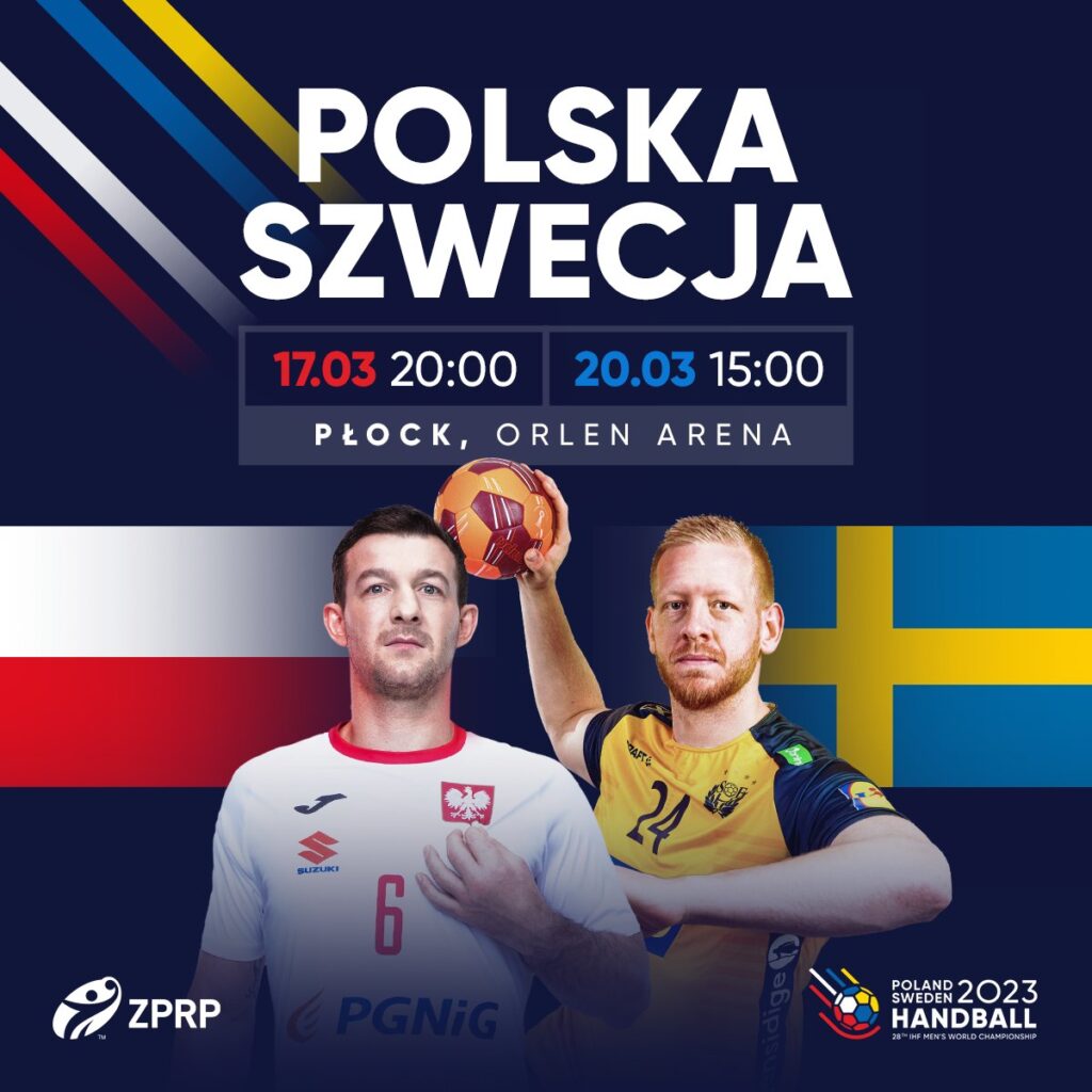 Plakat mecz Polska-Szwecja